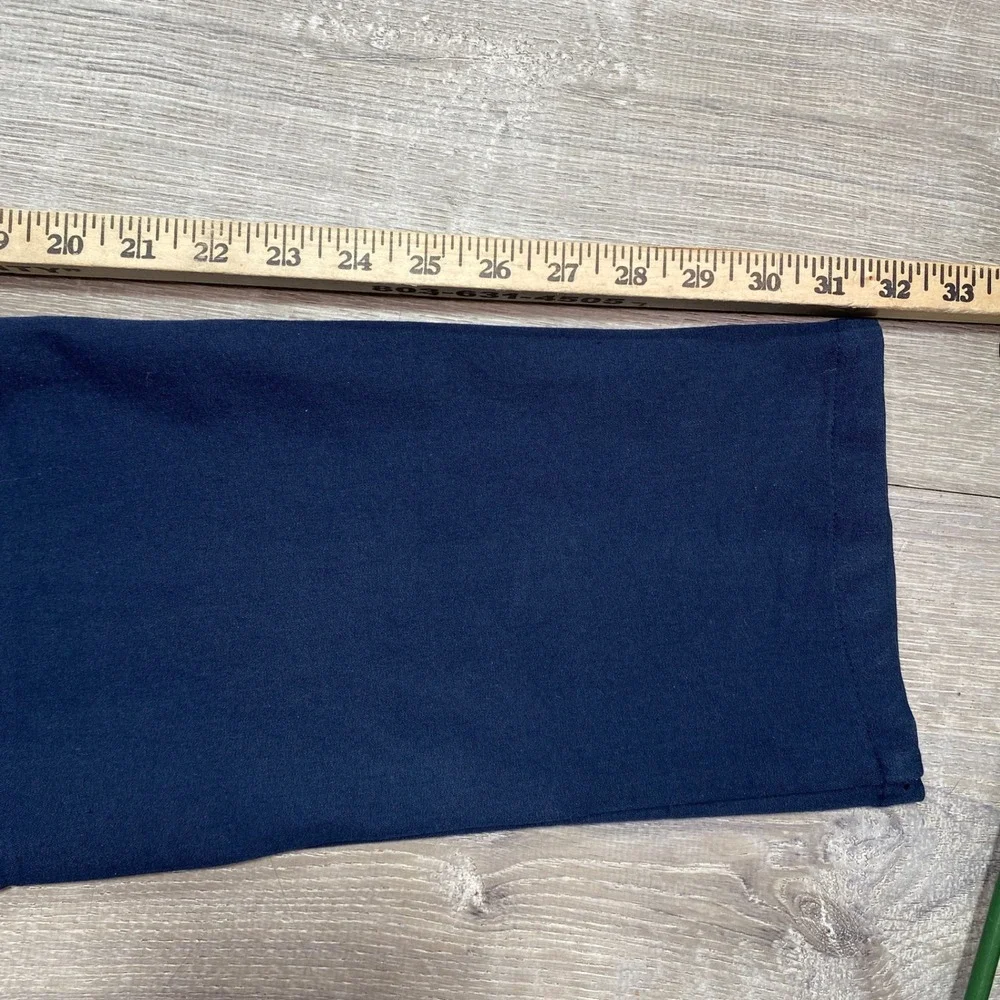 Mugsy‎ Chino Pants Men's 34x32 Navy Blue Flat Front Stretch Golf Casual - Picture 10 of 11